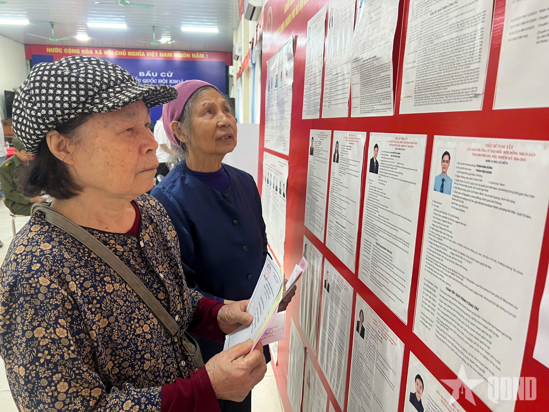 Phường Hoàng Mai, TP Hà Nội rộn ràng không khí ngày bầu cử