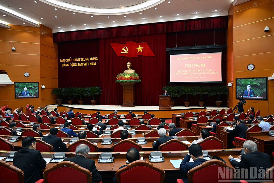 Thường trực Ban Bí thư chủ trì Hội nghị tổng kết công tác chuẩn bị, tổ chức, phục vụ Đại hội XIV của Đảng