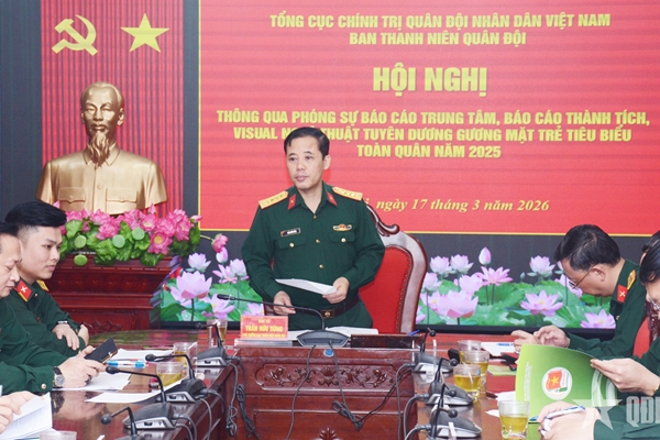 Chuẩn bị tốt nội dung chương trình tuyên dương Gương mặt trẻ tiêu biểu toàn quân năm 2025