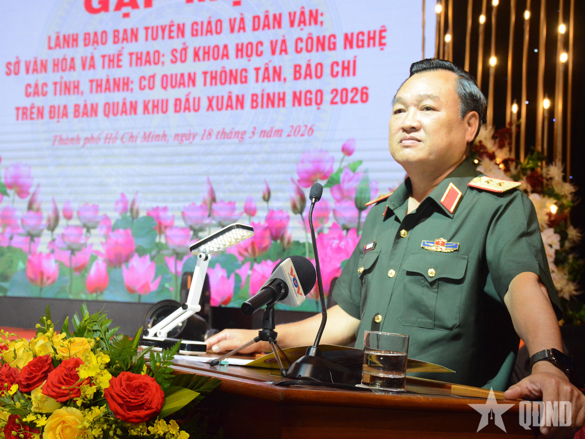 Trung tướng Trần Vinh Ngọc: Báo chí tuyên truyền chân thực, sinh động về lực lượng vũ trang Quân khu 7 