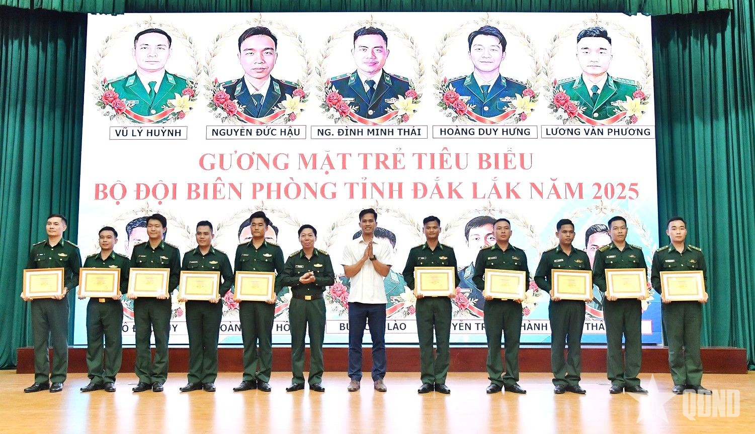 Bộ đội Biên phòng tỉnh Đắk Lắk tuyên dương gương mặt trẻ tiêu biểu