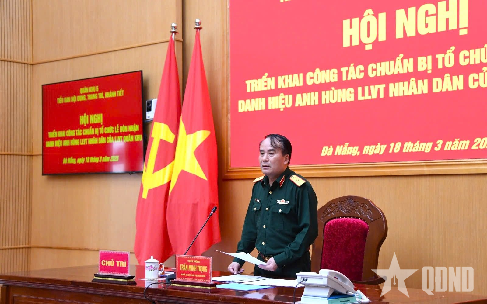 Quân khu 5 triển khai chuẩn bị đón nhận danh hiệu Anh hùng LLVT nhân dân
