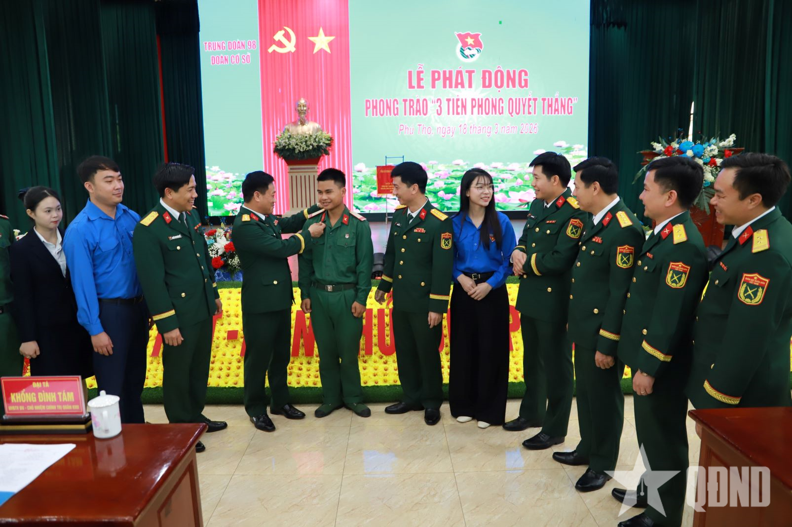 Trung đoàn 98 phát động phong trào “3 Tiên phong quyết thắng”

