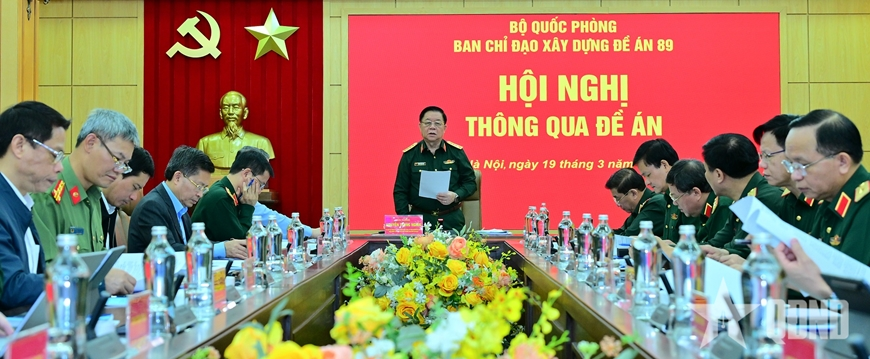 Đại tướng Nguyễn Trọng Nghĩa chủ trì Hội nghị Ban Chỉ đạo xây dựng Đề án 89