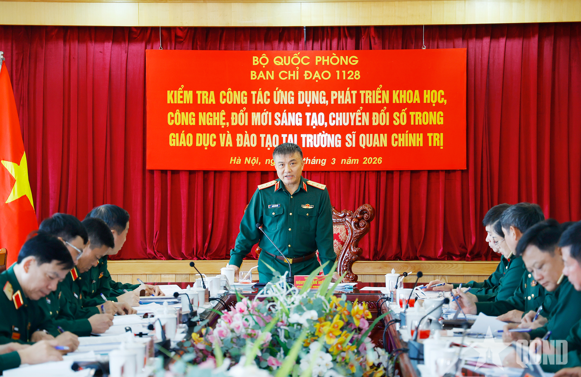 Thượng tướng Nguyễn Văn Hiền: Chú trọng xây dựng kiến trúc Trường Sĩ quan Chính trị thông minh

