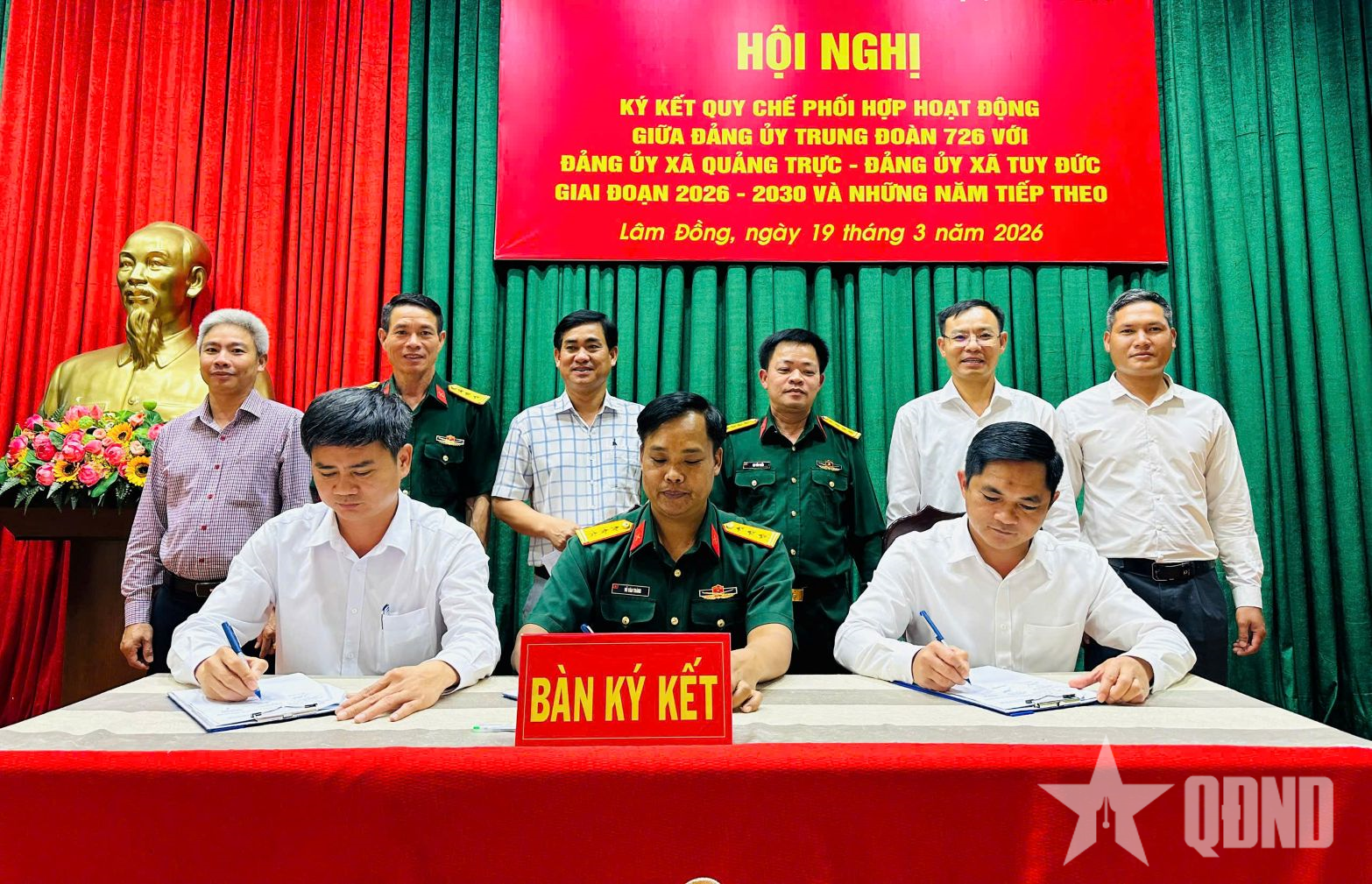 Phối hợp lãnh đạo thực hiện hiệu quả nhiệm vụ quân sự, quốc phòng địa phương