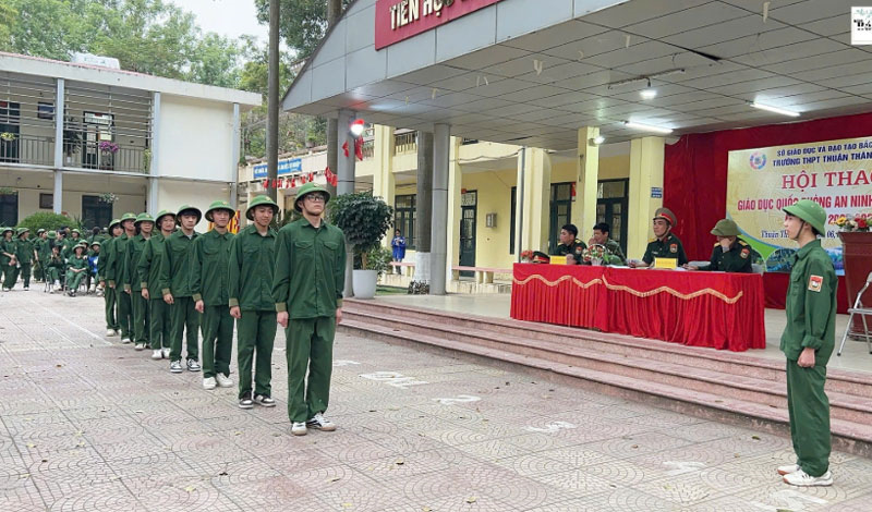 Dấu ấn môn học giáo dục quốc phòng - an ninh trong nhà trường