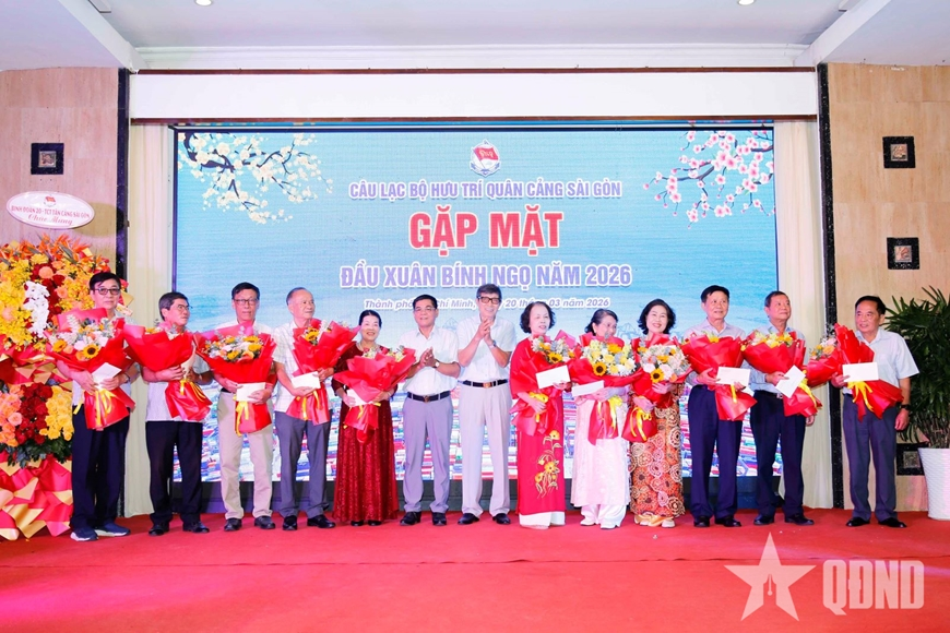 Câu lạc bộ hưu trí Quân cảng Sài Gòn tổ chức gặp mặt đầu xuân

