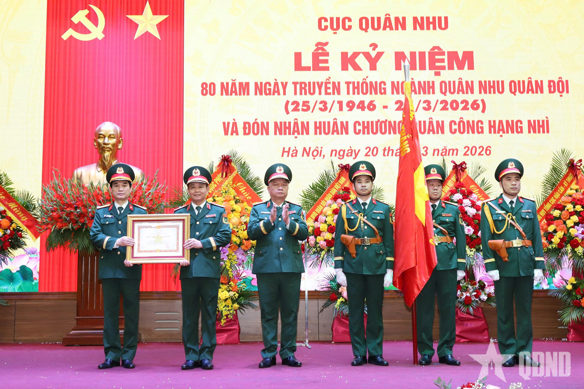 Cục Quân nhu đón nhận Huân chương Quân công hạng Nhì
