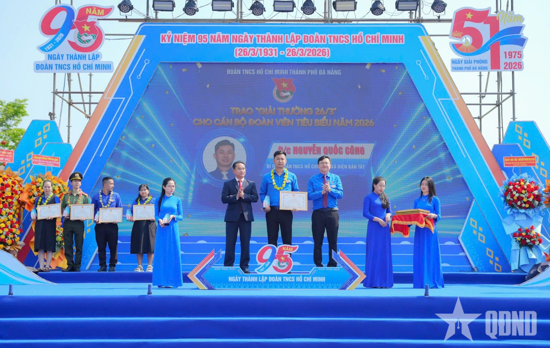 Thành đoàn Đà Nẵng tuyên dương 57 cán bộ đoàn tiêu biểu 