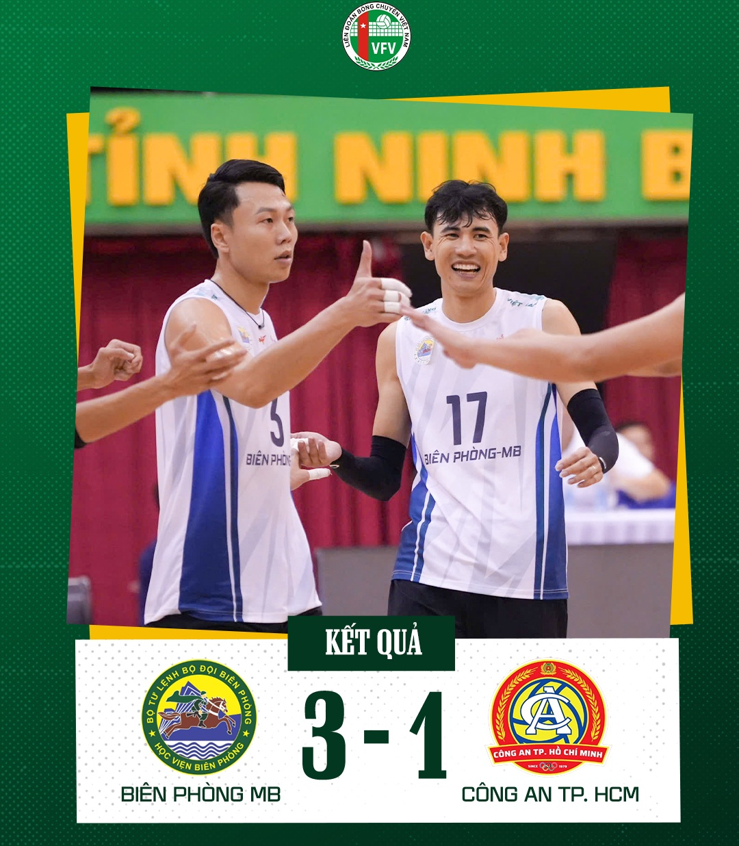 Biên phòng MB vào bán kết Cúp Hoa Lư với ngôi nhất bảng

