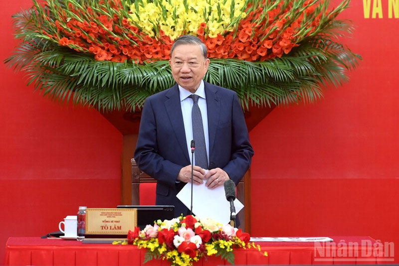 Thông báo Kết luận của Tổng Bí thư Tô Lâm tại Phiên họp chuyên đề về công nghệ chiến lược