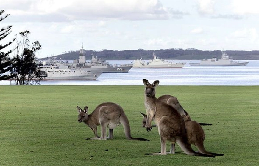Tàu 016-Quang Trung cập cảng Sydney, sẵn sàng tham gia duyệt binh tàu Hải quân quốc tế