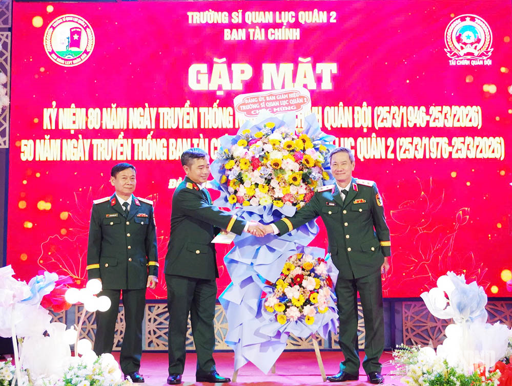 Ngành Tài chính Trường Sĩ quan Lục quân 2 kỷ niệm 50 năm Ngày truyền thống