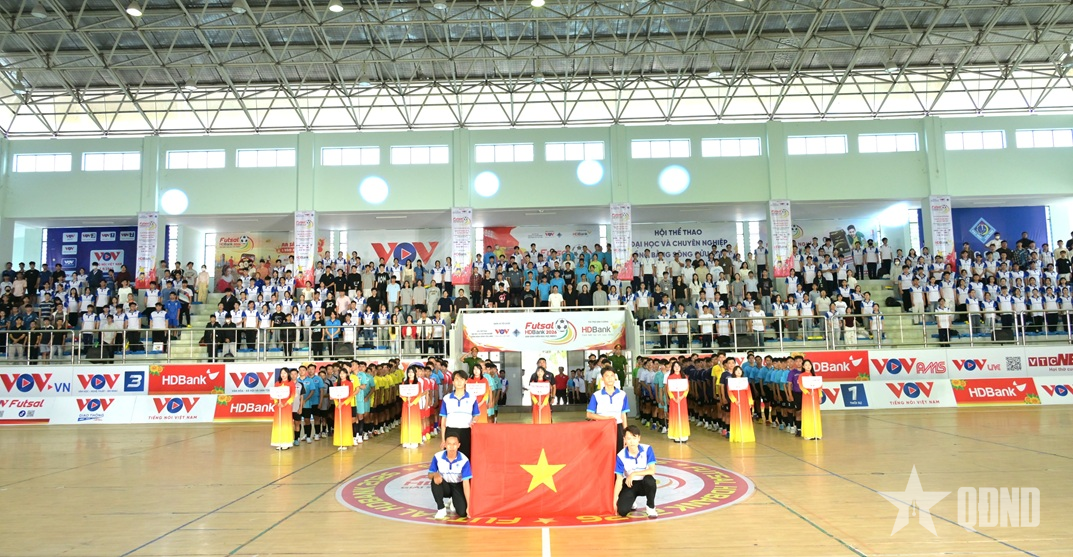 Khai mạc Giải Futsal HDBank Sinh viên khu vực Đồng bằng sông Cửu Long