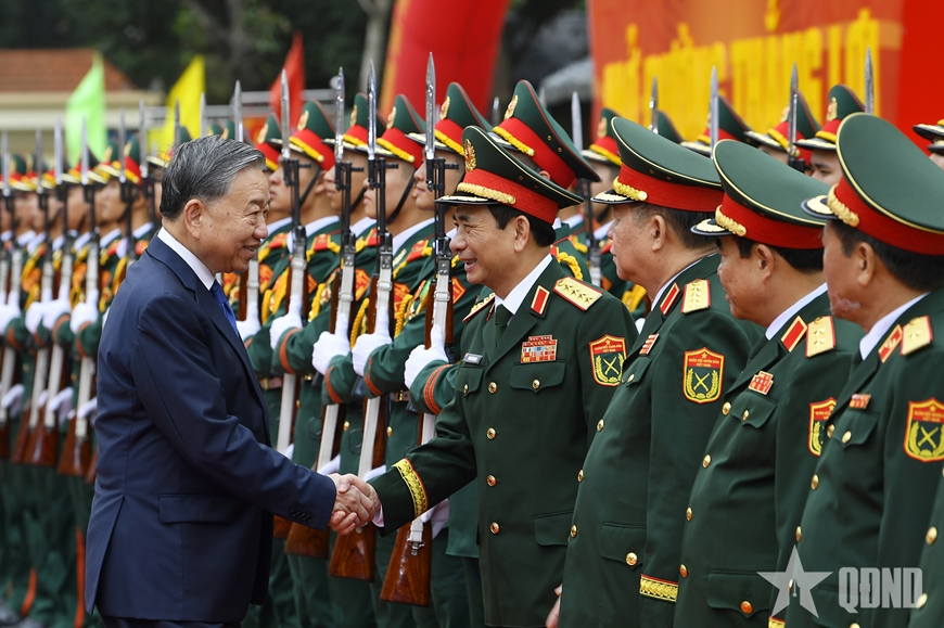 Tổng Bí thư Tô Lâm dự Lễ kỷ niệm 80 năm Ngày thành lập Binh chủng Công binh và đón nhận Huân chương Hồ Chí Minh