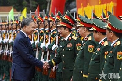 Gallery - 	Tổng Bí thư Tô Lâm dự kỷ niệm 80 năm thành lập Binh chủng Công binh