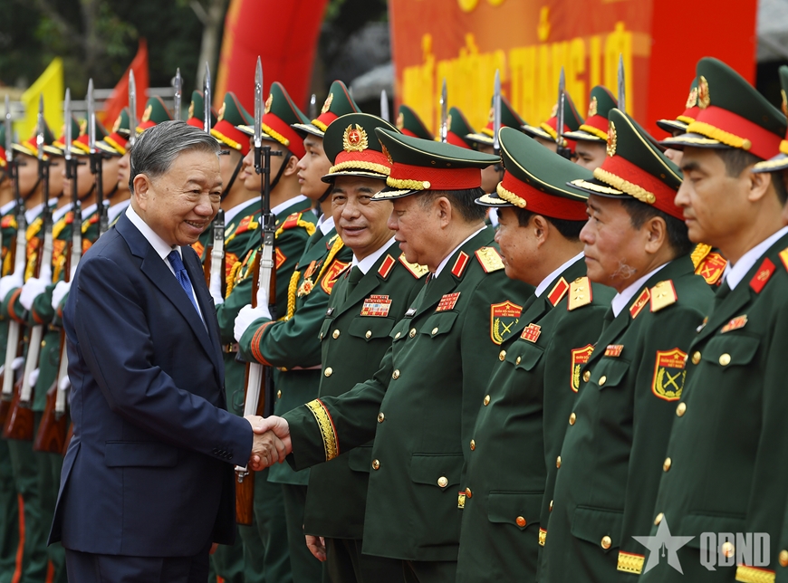 Tổng Bí thư Tô Lâm dự Lễ kỷ niệm 80 năm Ngày thành lập Binh chủng Công binh và đón nhận Huân chương Hồ Chí Minh