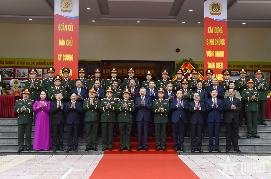 Tổng Bí thư Tô Lâm dự Lễ kỷ niệm 80 năm Ngày thành lập Binh chủng Công binh và đón nhận Huân chương Hồ Chí Minh