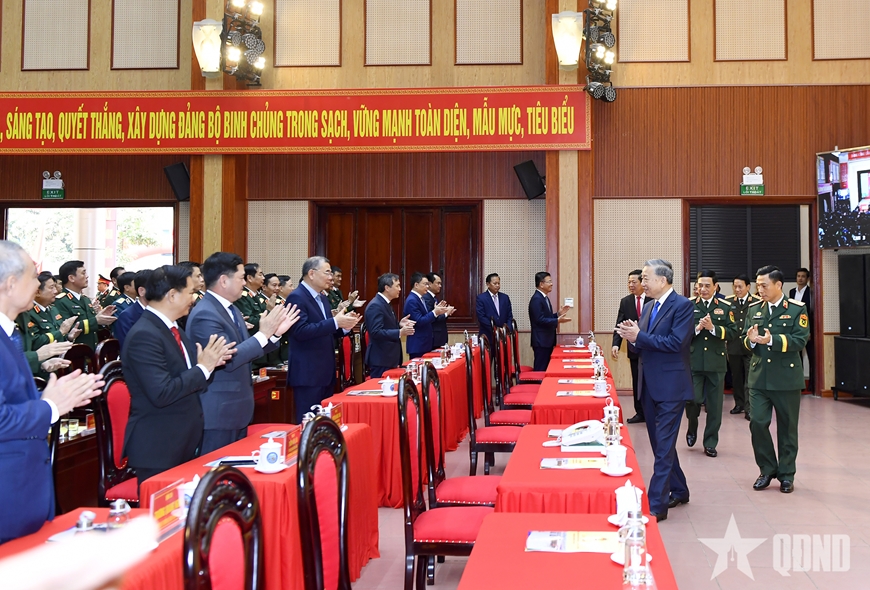 Tổng Bí thư Tô Lâm dự Lễ kỷ niệm 80 năm Ngày thành lập Binh chủng Công binh và đón nhận Huân chương Hồ Chí Minh