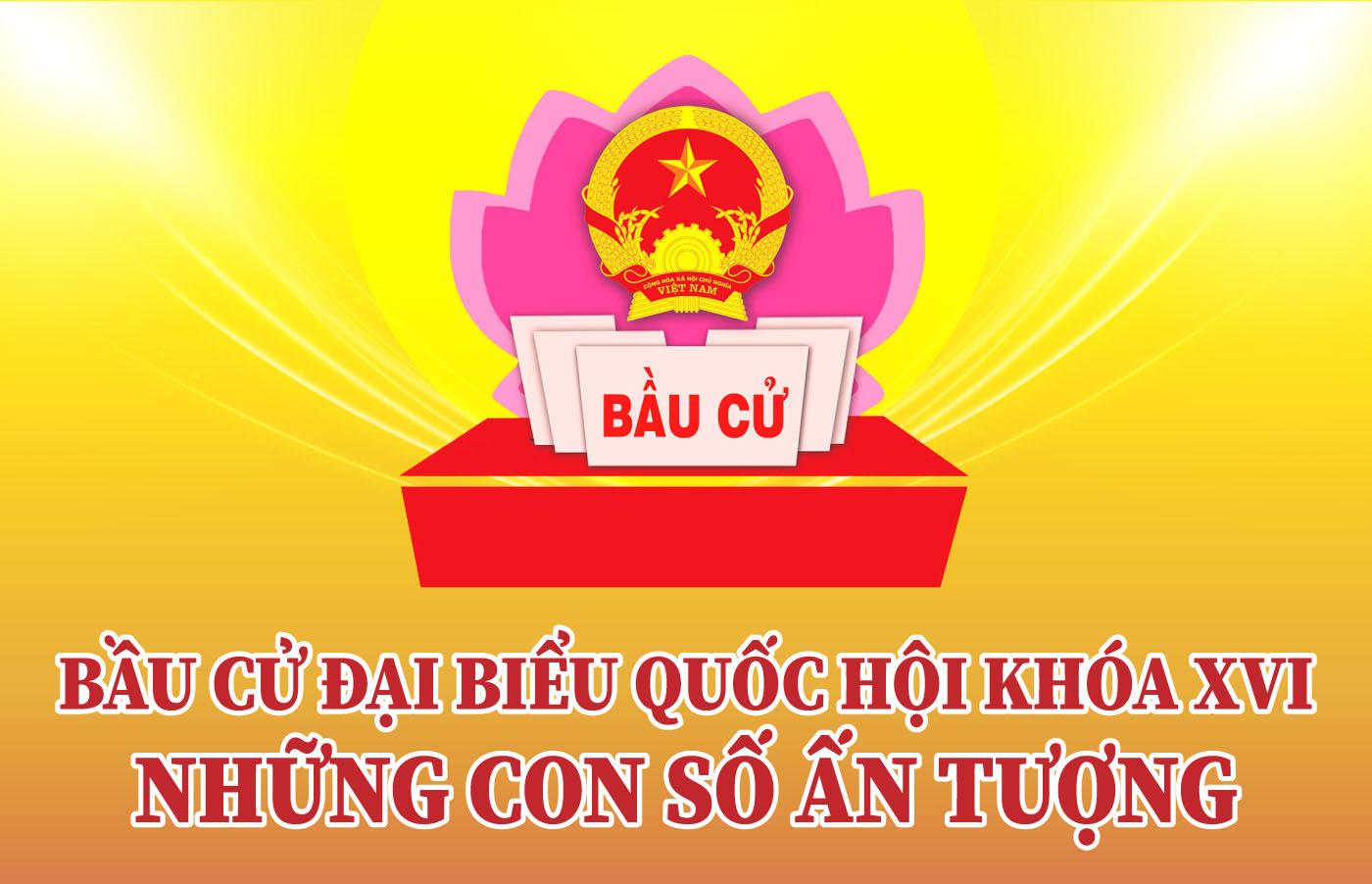 Bầu cử đại biểu Quốc hội khóa XVI: Những con số ấn tượng