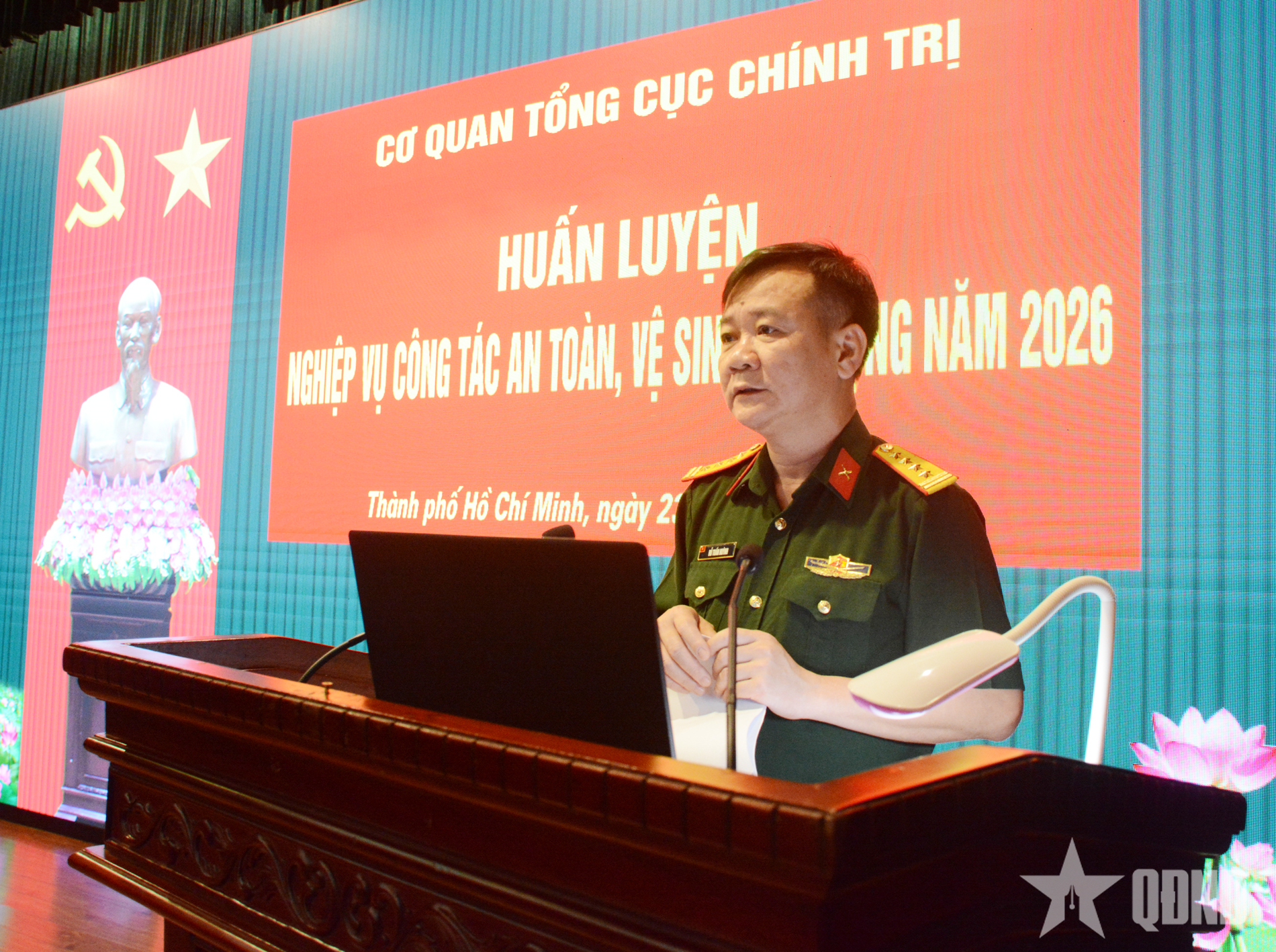 Cơ quan Tổng cục Chính trị: Huấn luyện công tác an toàn vệ sinh lao động năm 2026