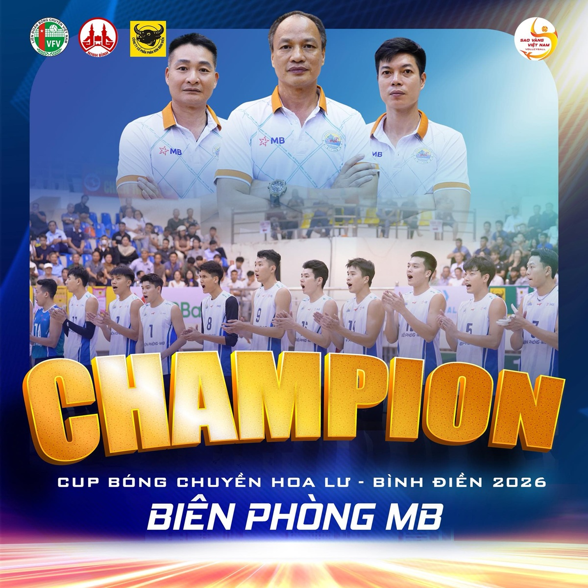 Bóng chuyền Biên phòng lần thứ 3 liên tiếp vô địch Cúp Hoa Lư

