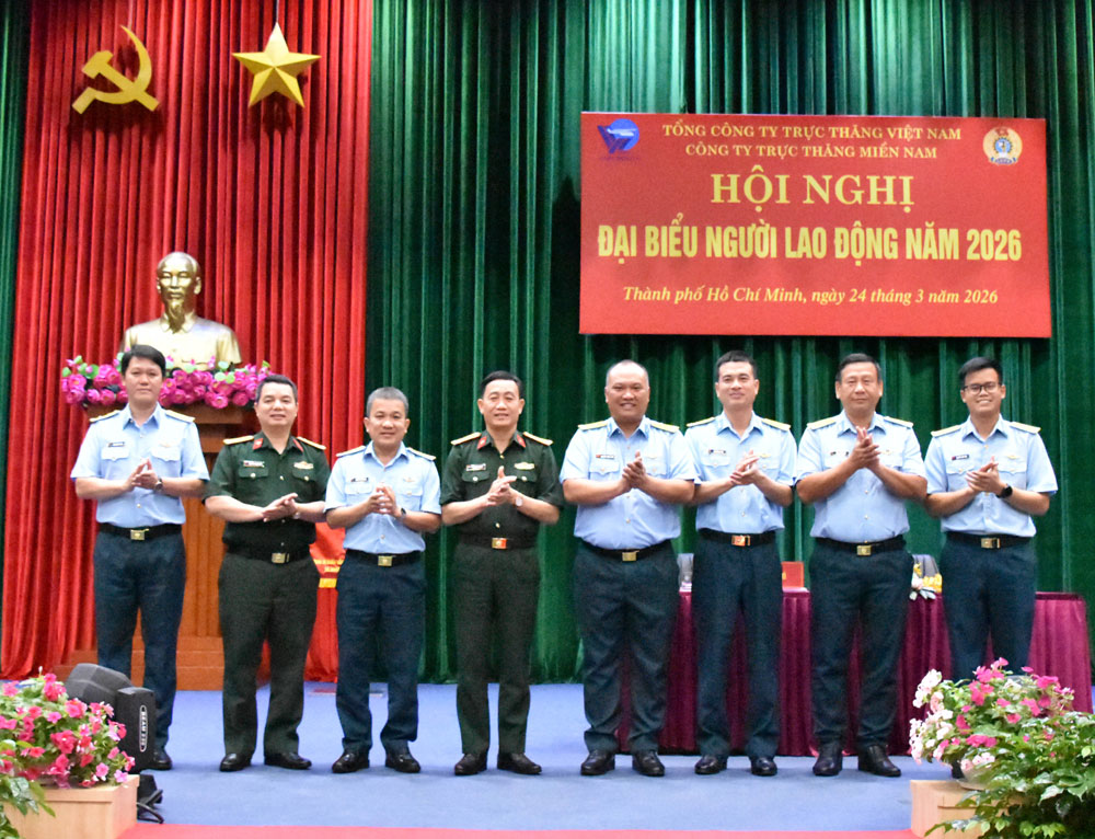 Công ty Trực thăng miền Nam tổ chức Hội nghị người lao động năm 2026