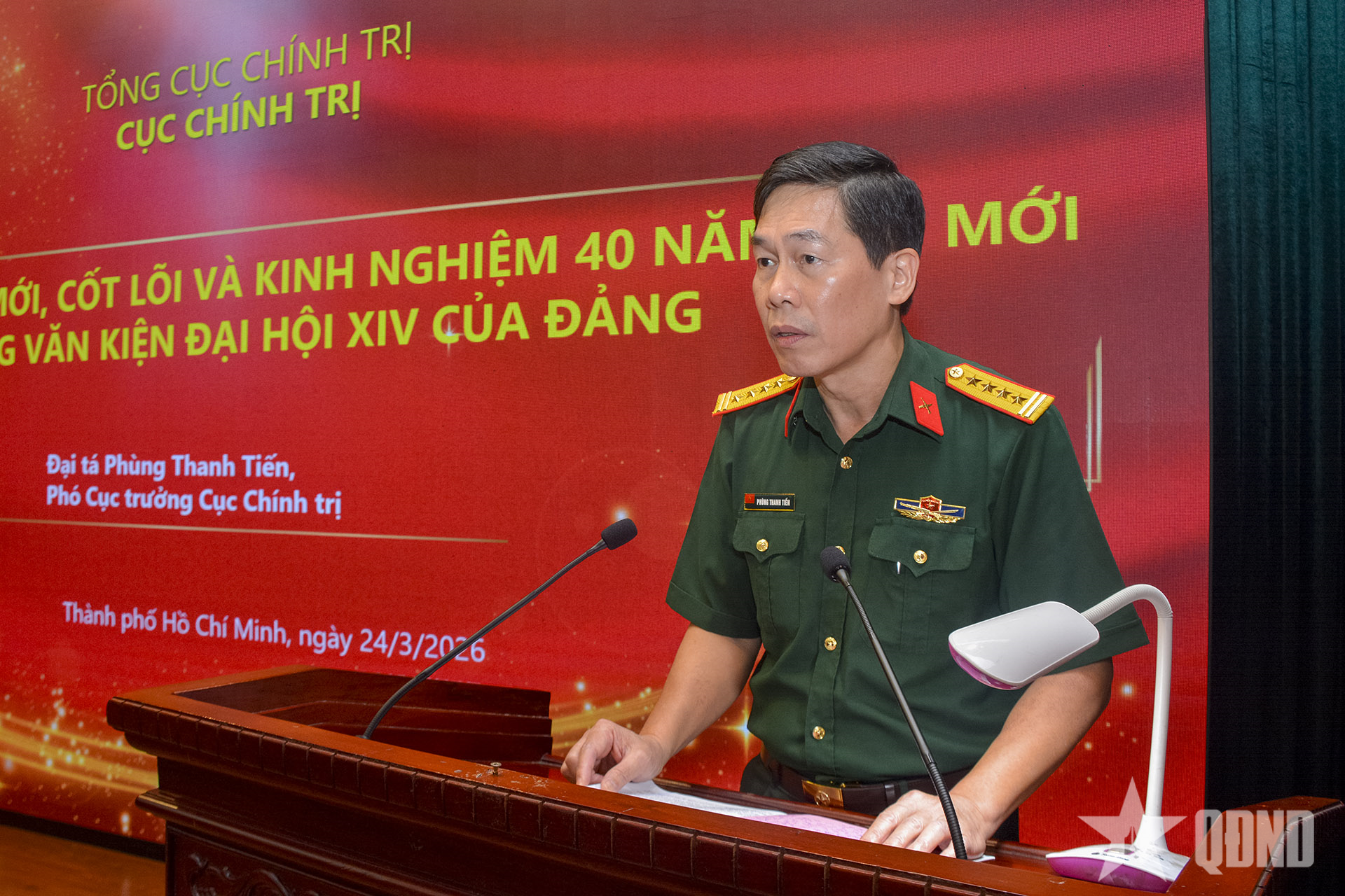 Tổng cục Chính trị: Các cơ quan, đơn vị phía Nam học tập Nghị quyết Đại hội XIV của Đảng