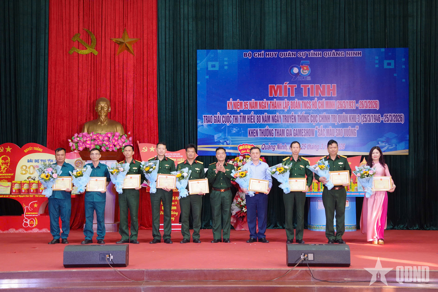 Bộ CHQS tỉnh Quảng Ninh kỷ niệm 95 năm Ngày thành lập Đoàn TNCS Hồ Chí Minh