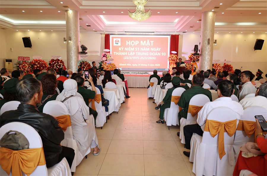 Gặp mặt truyền thống 51 năm ngày thành lập Trung đoàn 93