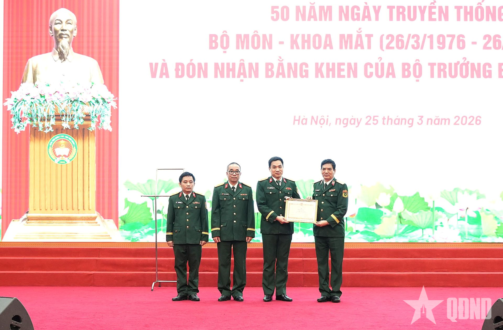 Kỷ niệm 50 năm Ngày truyền thống Bộ môn - Khoa Mắt Bệnh viện Quân y 103