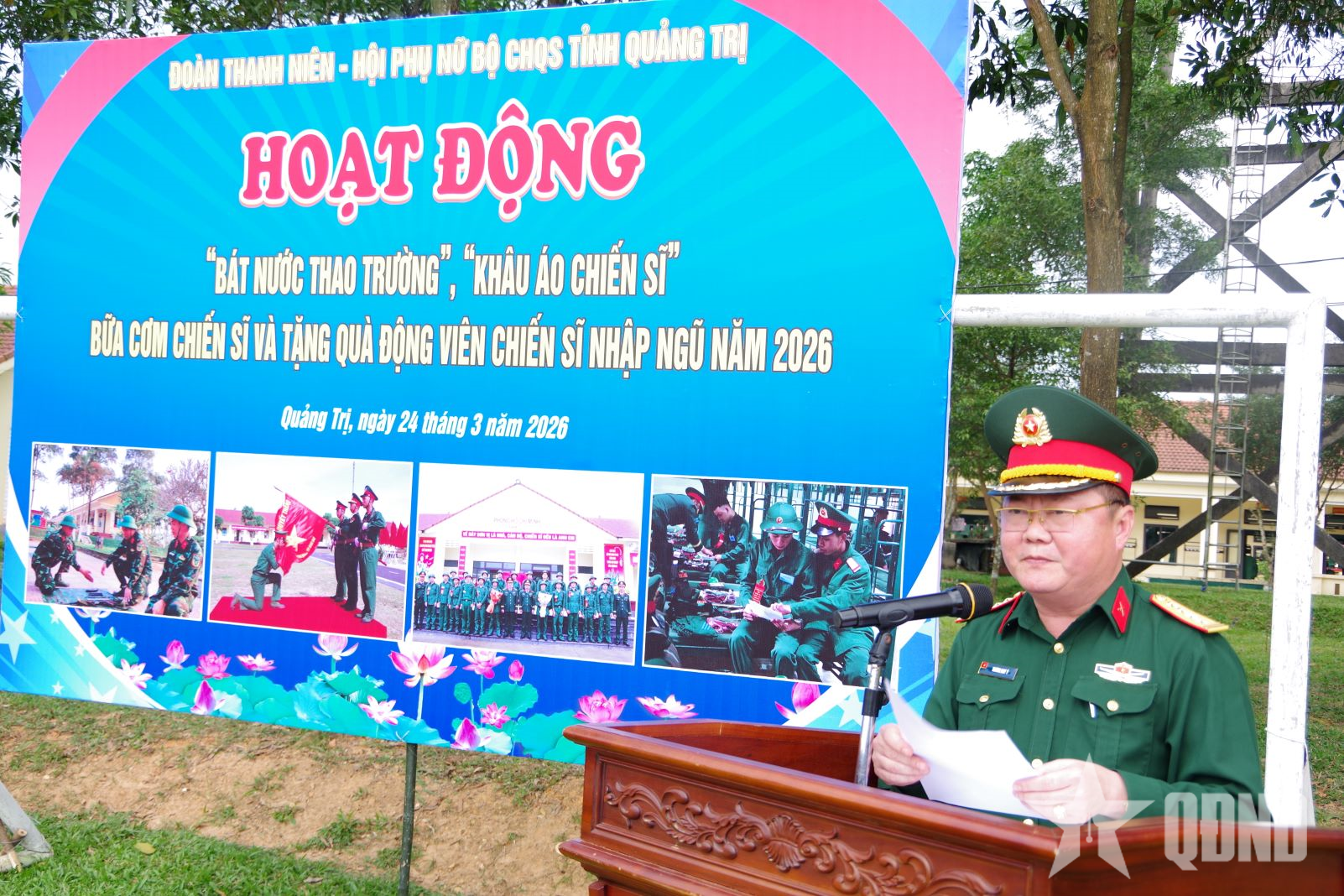 Quảng Trị: Chương trình “95 mùa xuân - Vững bước quân hành”

