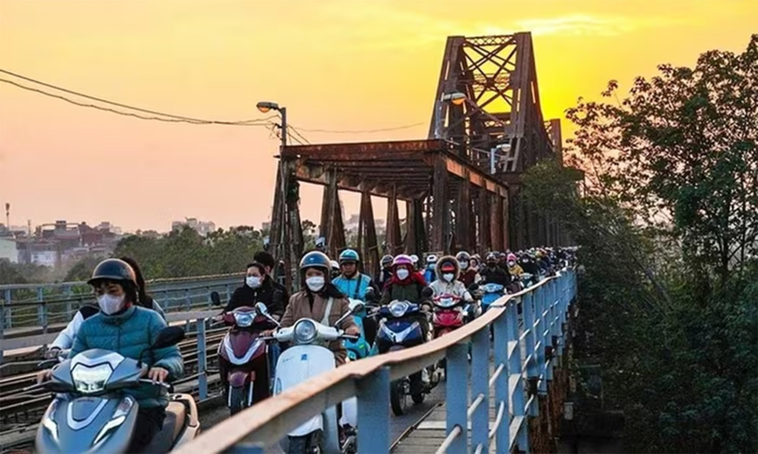 Hà Nội cấm phương tiện qua cầu Long Biên từ ngày 28-3