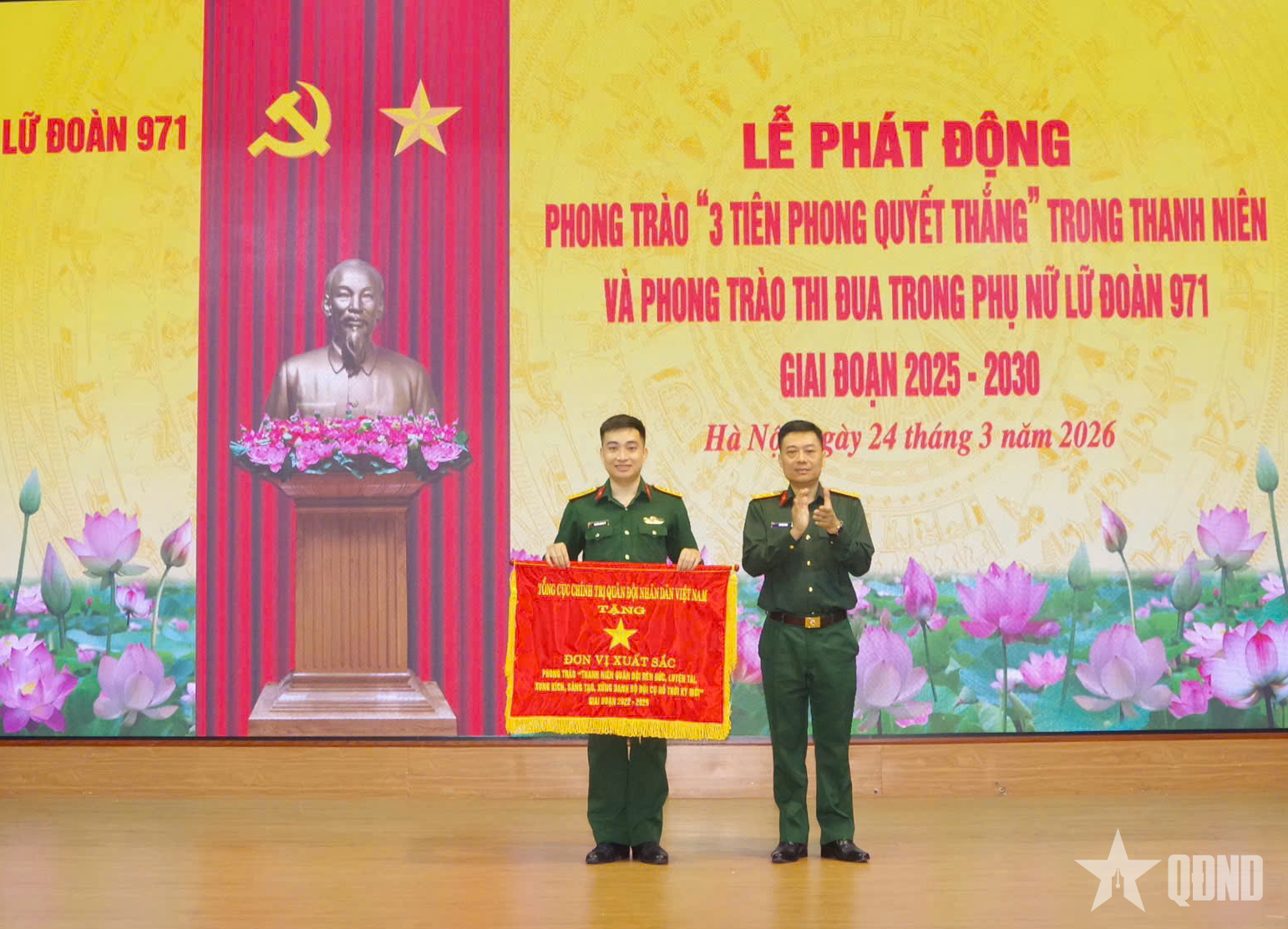 Lan tỏa khí thế thi đua trong tuổi trẻ Lữ đoàn 971