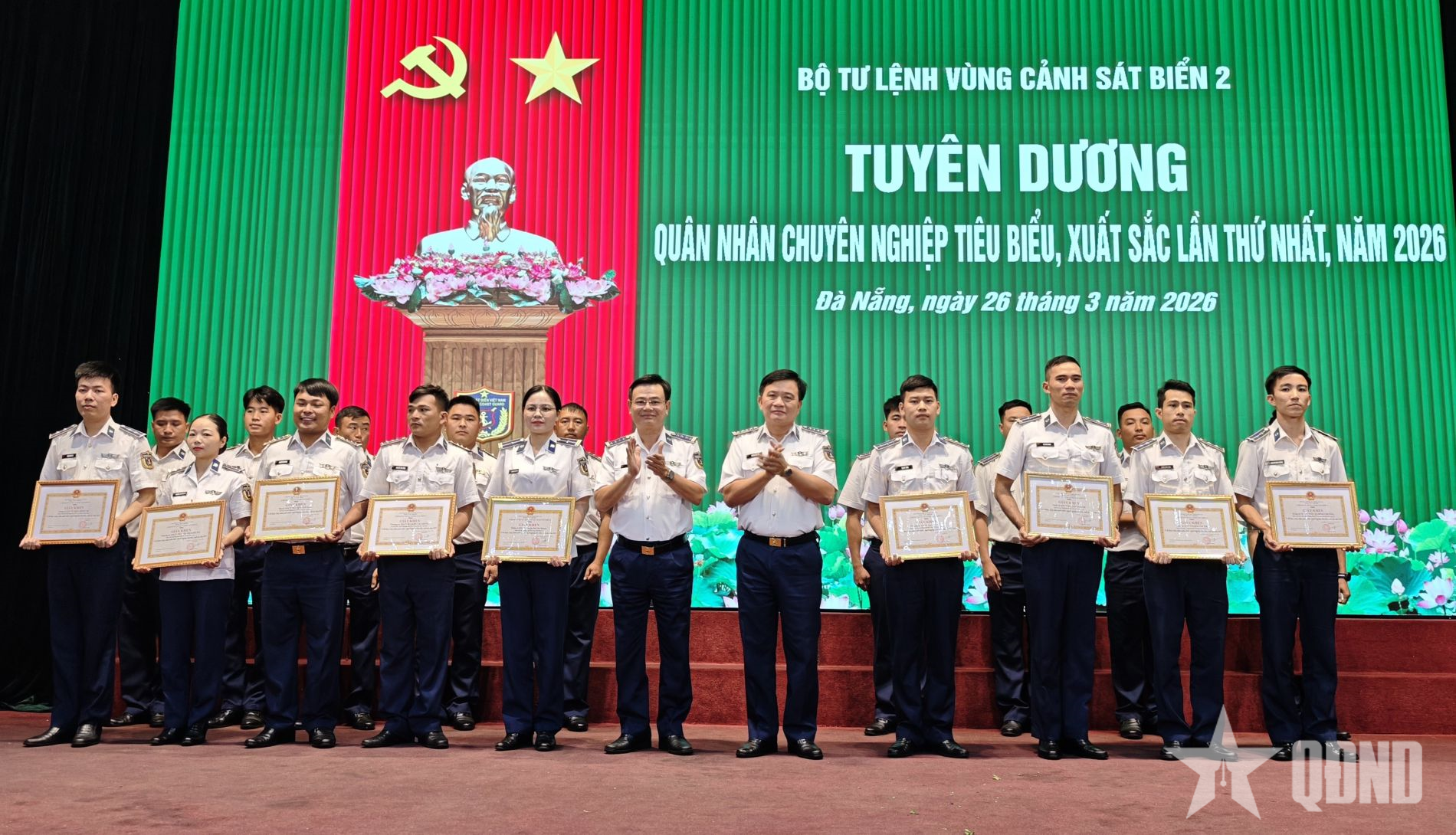 Vùng Cảnh sát biển 2 tuyên dương quân nhân chuyên nghiệp tiêu biểu, xuất sắc 