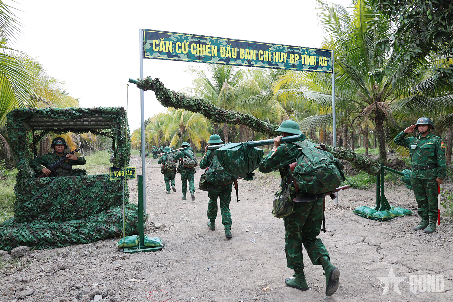 Bộ đội Biên phòng tỉnh An Giang luyện tập chuyển trạng thái sẵn sàng chiến đấu
