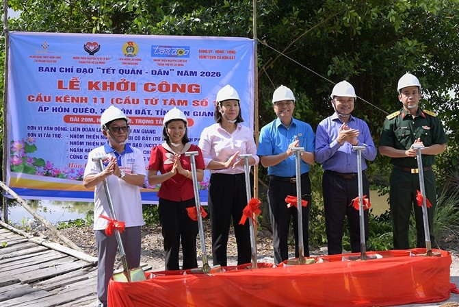 An Giang: Thêm cây cầu, thêm niềm vui ở Hòn Đất