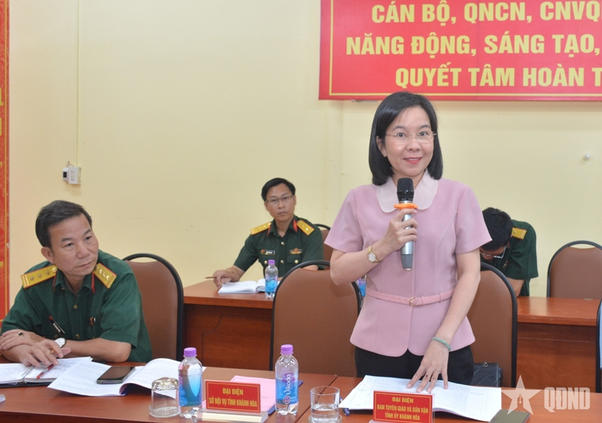 Khối thi đua 2 các đơn vị Quân đội tại Khánh Hòa đẩy mạnh hoạt động dân vận