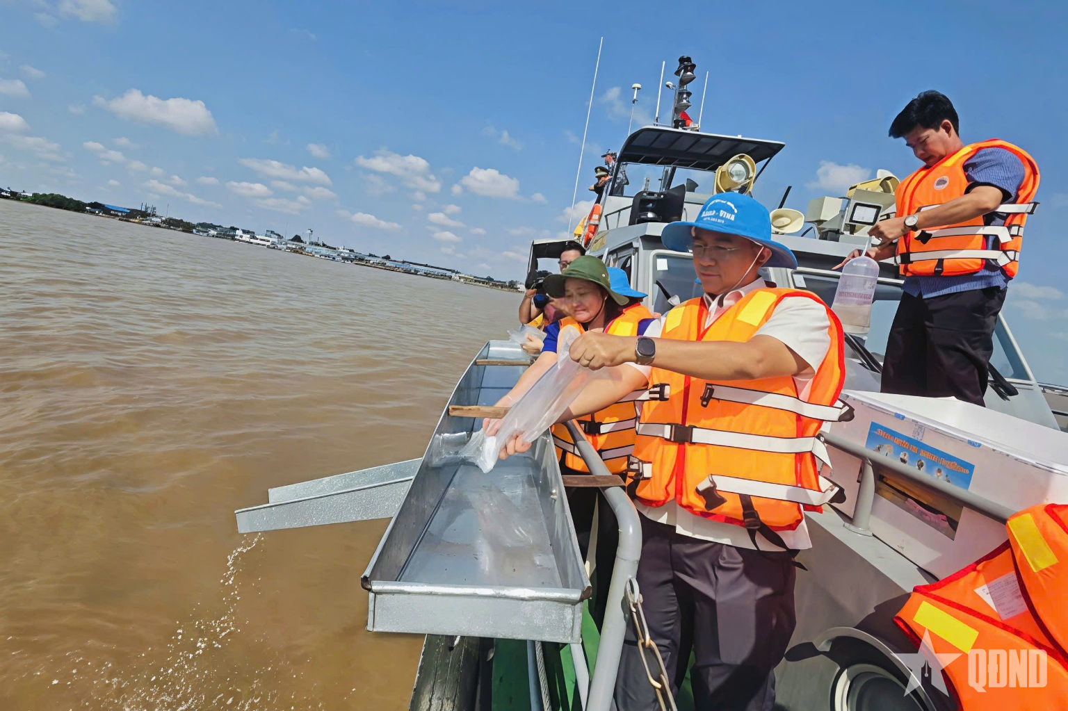 Cần Thơ thả 3 triệu tôm giống chung tay phục hồi nguồn lợi thủy sản
