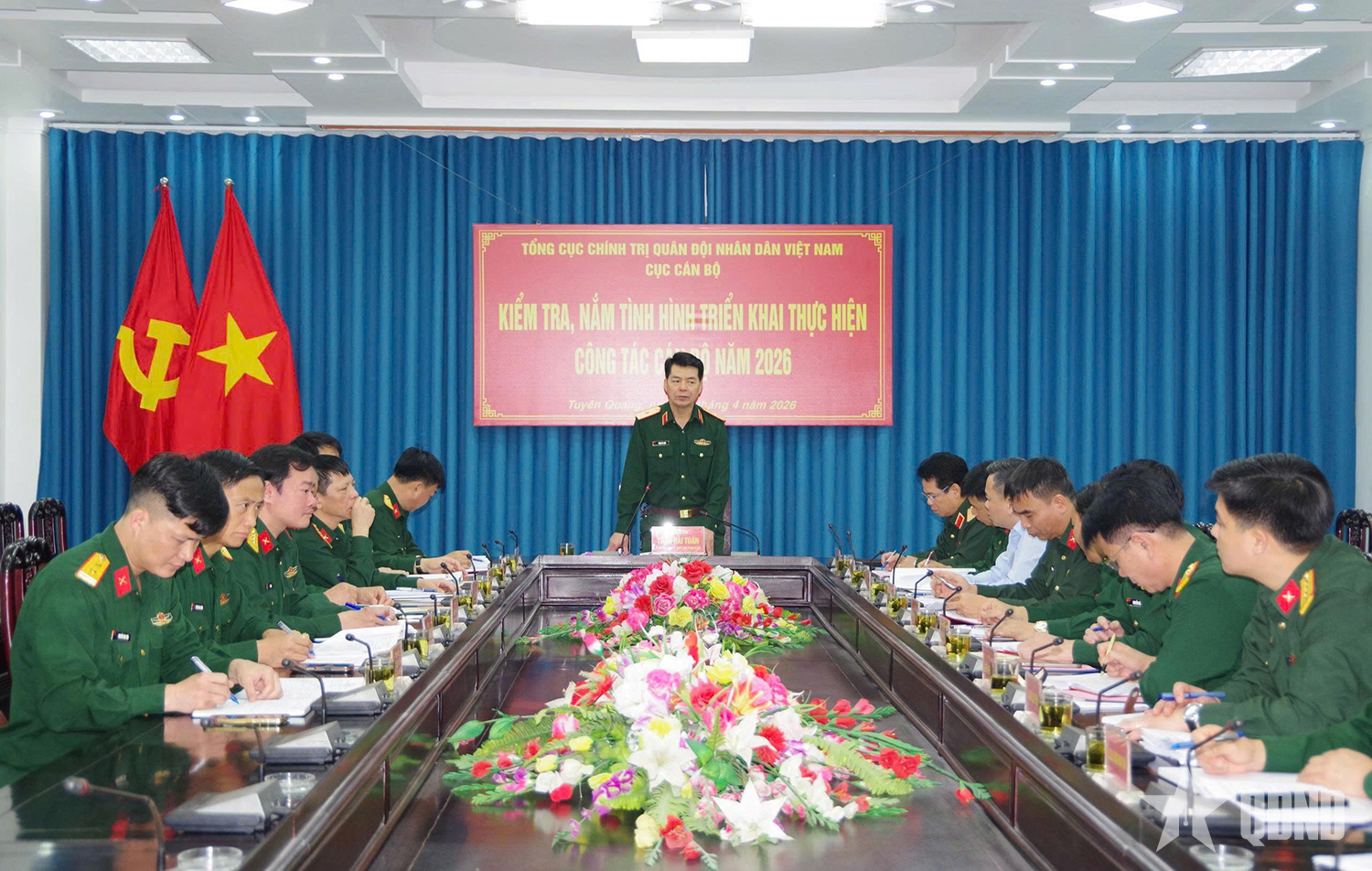 Tổng cục Chính trị kiểm tra công tác cán bộ tại tỉnh Tuyên Quang

