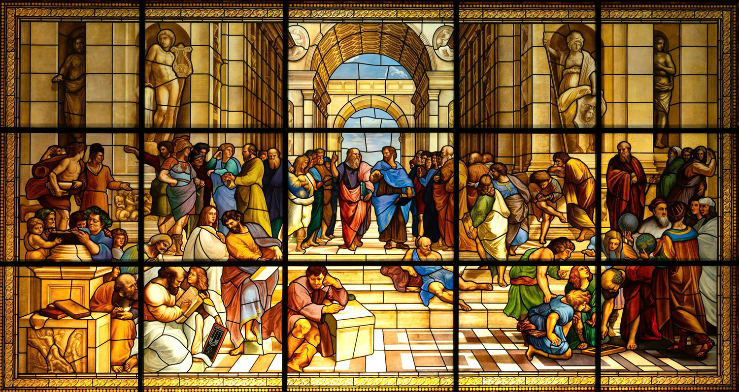 Kỳ công phục chế tranh kính màu