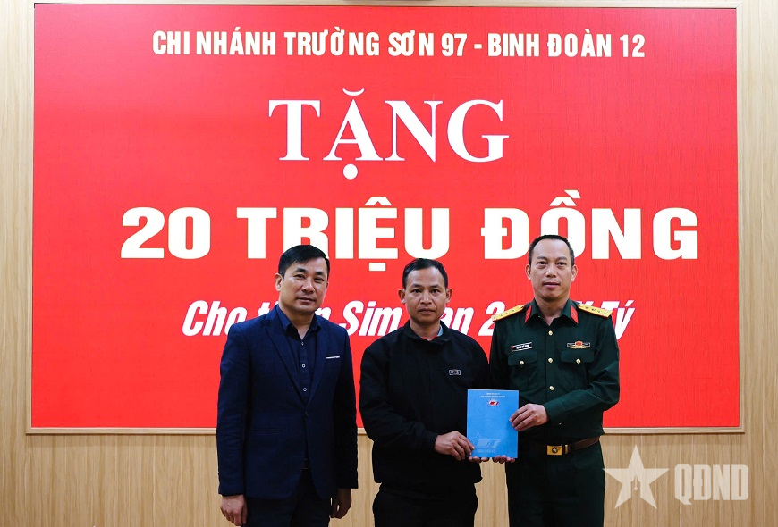 Chi nhánh Trường Sơn 97, Binh đoàn 12 hưởng ứng Chương trình “Tháng Ba biên giới”