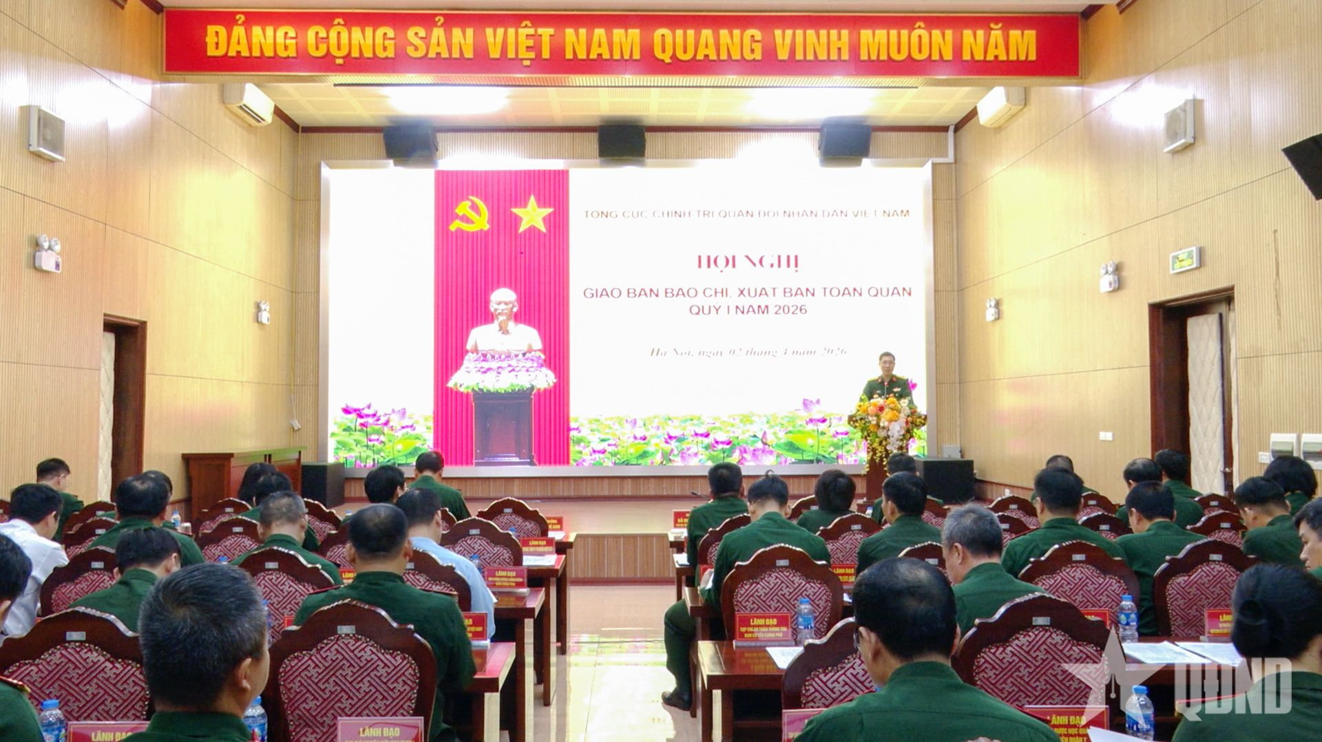 Hội nghị giao ban báo chí, xuất bản toàn quân quý I-2026