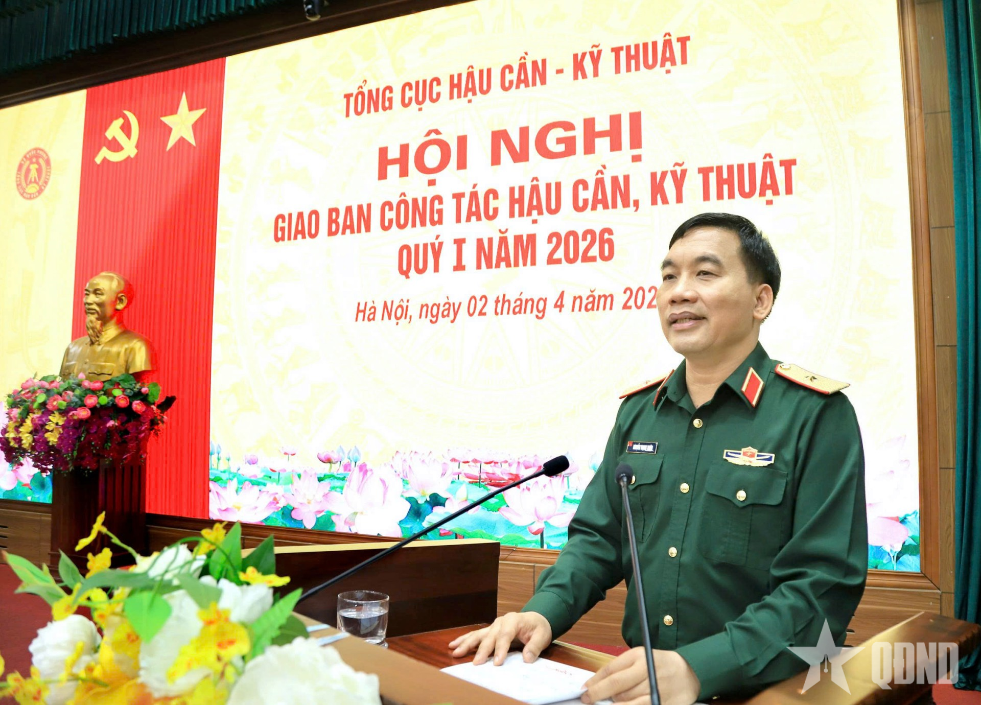 Phấn đấu hết quý II-2026 hoàn thành trên 50% kế hoạch công tác hậu cần, kỹ thuật