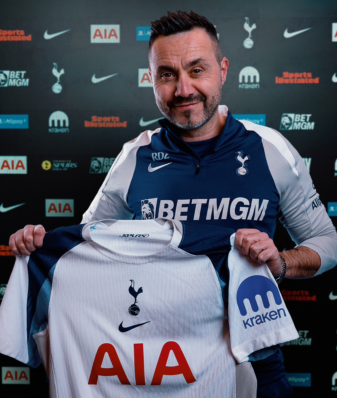 Huấn luyện viên De Zerbi chia sẻ lý do chọn Tottenham

