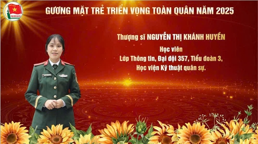 Gương mặt trẻ triển vọng toàn quân: Nữ học viên đam mê nghiên cứu khoa học