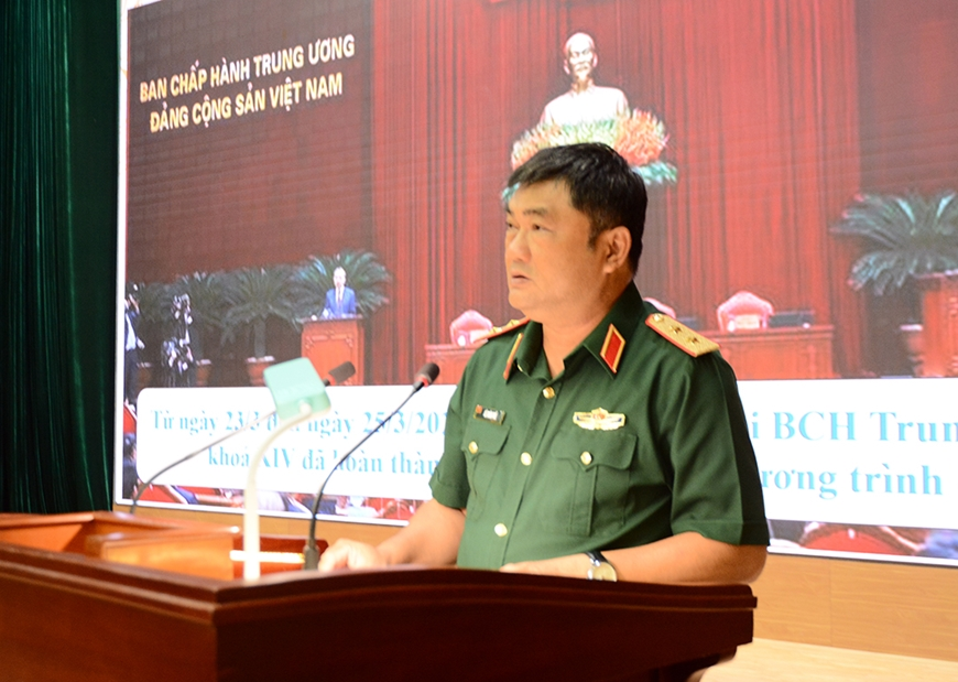 Đảng ủy, Bộ tư lệnh Quân khu 7 thông báo nhanh kết quả Hội nghị Trung ương lần thứ hai khóa XIV