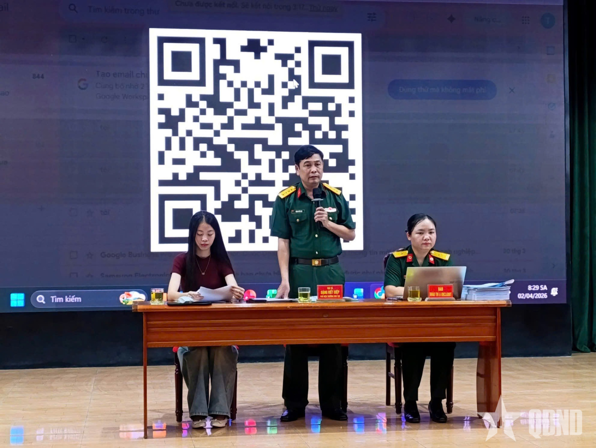 Trường Cao đẳng Hậu cần 2 đối thoại với sinh viên