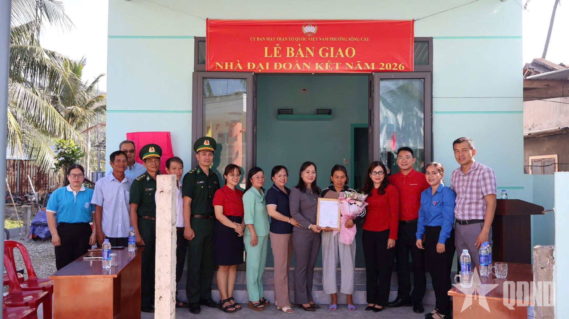 Đồn Biên phòng Xuân Đài bàn giao nhà “Đại đoàn kết”